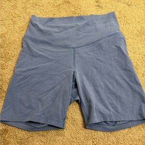 Old Navy Women's Size Small Blue Biker Shorts Workout Gear Athletic